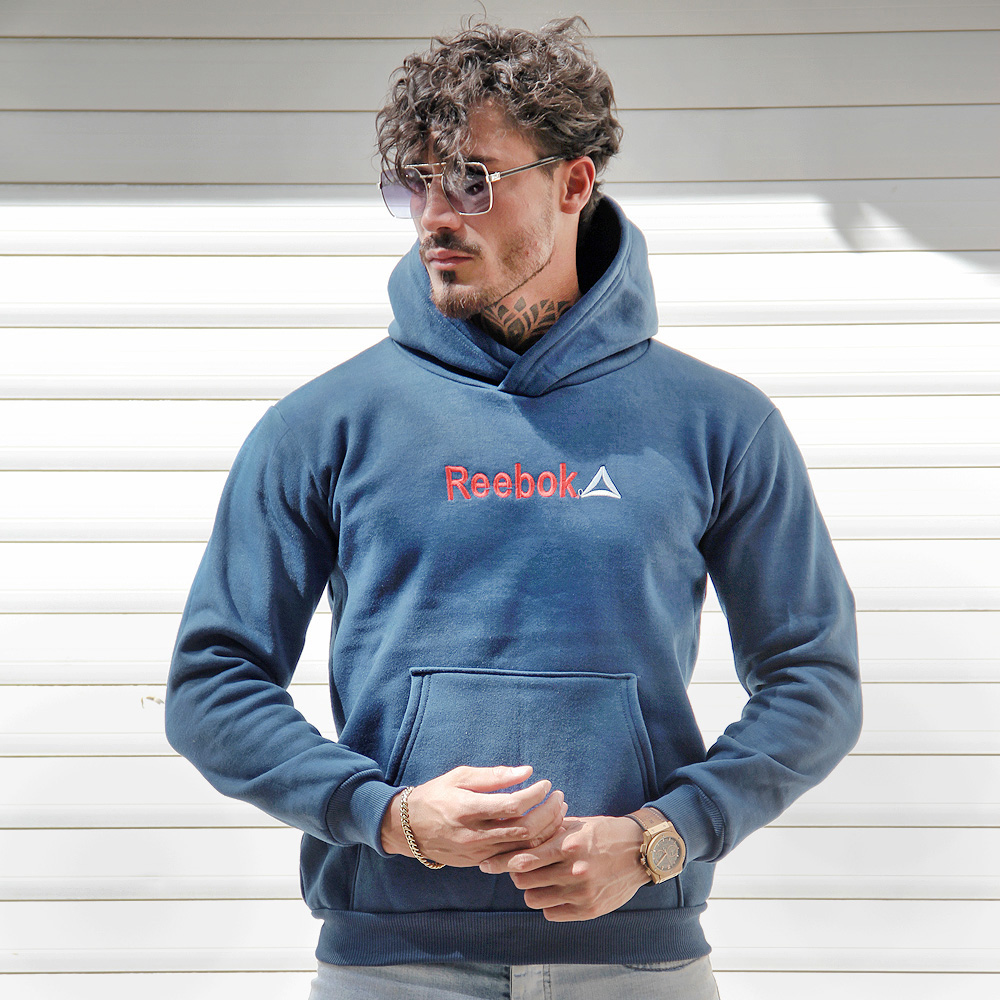 هودی مدل Reebok سرمه ای